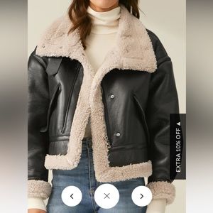 Sherpa lined jacket